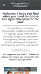 Mobile Screenshot of drfordchiropractor.com